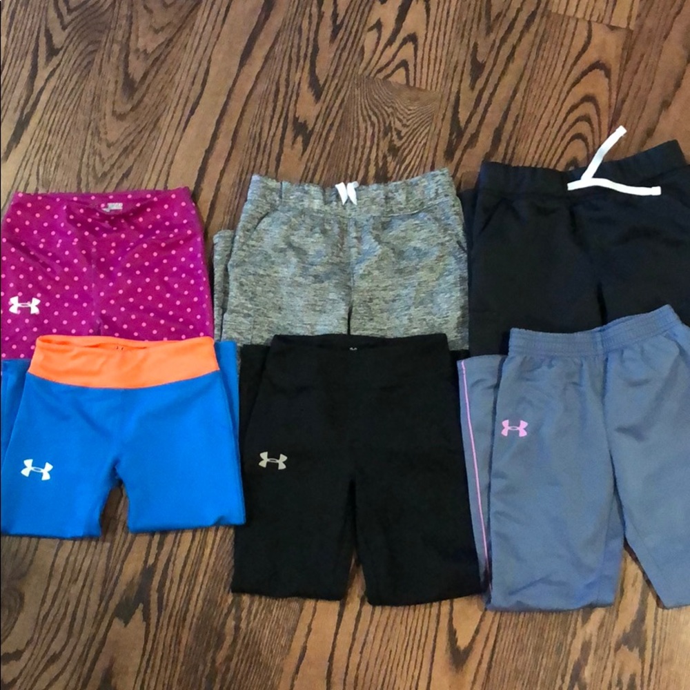 Girls under armor pants and capris